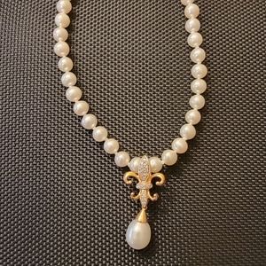 Pearl & Diamond Necklace